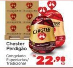 Supermercados Condor Chester Perdigao 1kg oferta