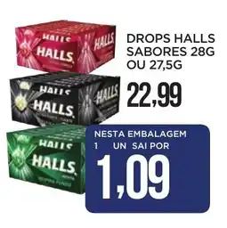 Drops halls sabores