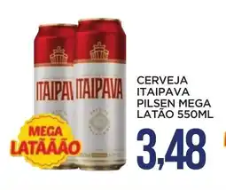 Apoio Mineiro Cerveja itaipava pilsen mega latão oferta