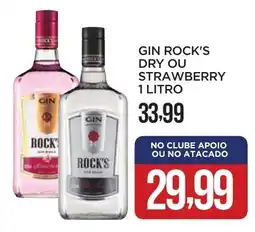 Gin rock's dry ou strawberry