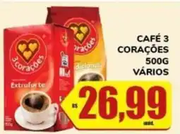 Costa Atacadão Café 3 corações vários oferta