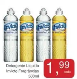 Mineirão Atacarejo Detergente Liquido Invicto Fragrâncias oferta