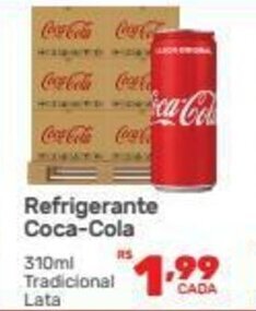Supermercados Condor Refrigerante Coca Cola 310ml oferta
