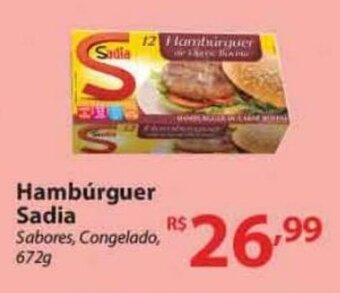 Nacional Hamburguer Sadia 672g oferta