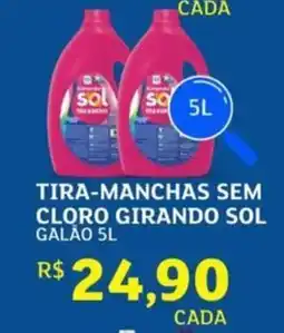 Assaí Atacadista Tira-manchas sem cloro girando sol galão oferta