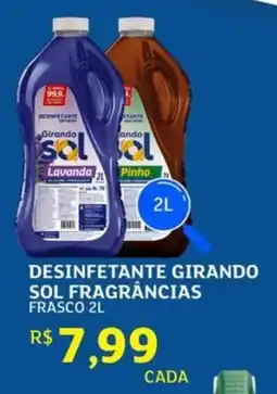 Assaí Atacadista Desinfetante girando sol fragrâncias frasco oferta