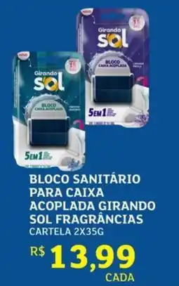 Assaí Atacadista Bloco sanitário para caixa acoplada girando sol fragrâncias oferta