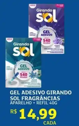Assaí Atacadista Gel adesivo girando sol fragrâncias oferta
