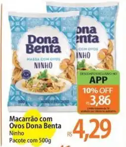Atacadão Macarrão com Ovos Dona Benta Ninho Pacote oferta