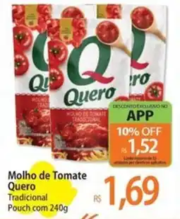 Atacadão Molho de Tomate Quero Tradicional Pouch oferta