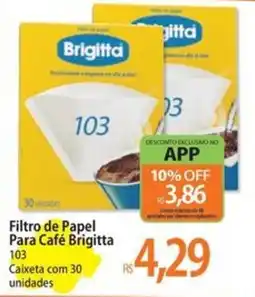 Atacadão Filtro de Papel Para Café Brigitta oferta