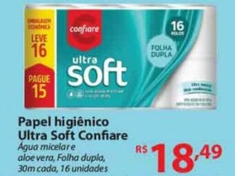 Nacional Papel Higiénico Ultra Soft Confiare oferta