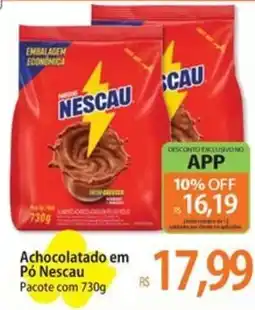 Atacadão Achocolatado em Pó Nescau Pacote oferta