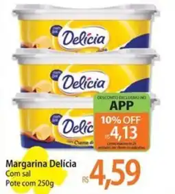 Atacadão Margarina Delícia Com sal Pote oferta