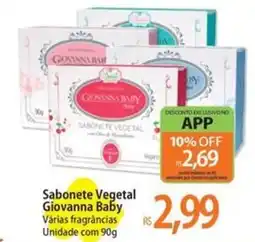 Atacadão Sabonete Vegetal Giovanna Baby oferta