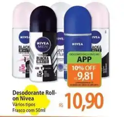 Atacadão Desodorante Roll- on Nivea oferta