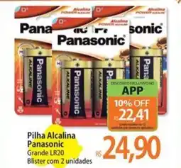 Pilha Alcalina Panasonic
