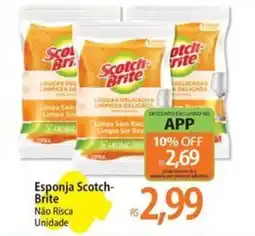 Atacadão Esponja Scotch- Brite Não Risca Unidade oferta