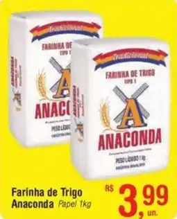 Fort Atacadista Farinha de Trigo Anaconda Papel oferta