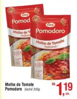 Fort Atacadista Molho de Tomate Pomodoro Sachê oferta