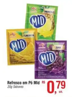 Fort Atacadista Refresco em Pó Mid Sabores oferta