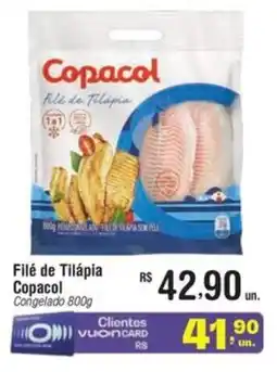 Fort Atacadista Filé de Tilápia Copacol Congelado oferta