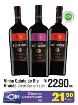 Fort Atacadista Vinho Quinta do Rio Grande oferta