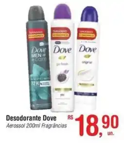 Fort Atacadista Desodorante Dove Aerossol Fragrâncias oferta