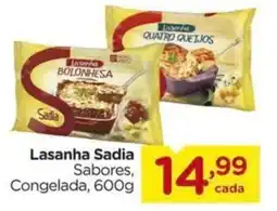 Carrefour Lasanha Sadia Sabores, Congelada oferta
