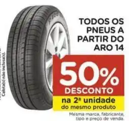 Carrefour Todos os pneus a partir do aro 14 oferta