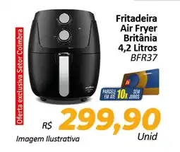 Hiper Moreira Fritadeira Air Fryer Britânia BF37 oferta