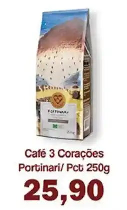 Supermercados Tauste Café 3 Corações Portinari/Pct oferta