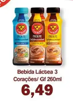 Supermercados Tauste Bebida Láctea 3 Corações/ Gf oferta