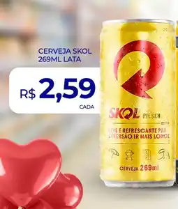 Supermercado Precito Cerveja Skol lata oferta