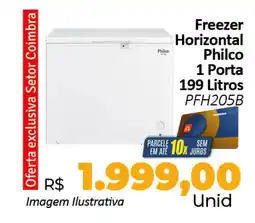 Hiper Moreira Freezer Horizontal Philco 1 Porta PFH205B oferta