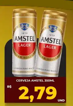 Supermercados Planalto Cerveja amstel oferta