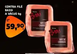 Trimais Supermercado Contra filé bassi a vácuo oferta