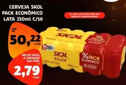 Trimais Supermercado Cerveja skol pack econômico lata oferta