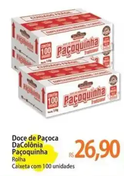 Atacadão Doce de Paçoca DaColônia Paçoquinha oferta