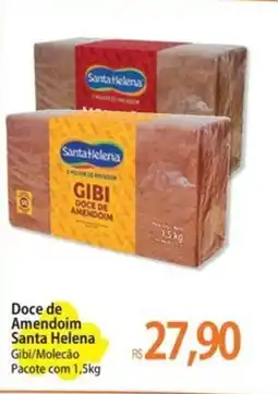 Atacadão Doce de Amendoim Santa Helena Gibi/Molecão Pacote oferta