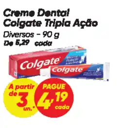 Dia Creme Dental Colgate Tripla Ação Diversos oferta