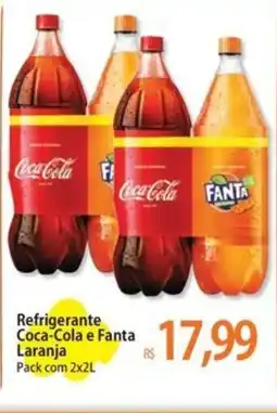 Atacadão Refrigerante Coca-Cola e Fanta Laranja oferta