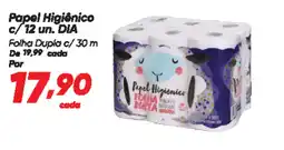 Dia Papel Higiênico c/12 un. DIA oferta