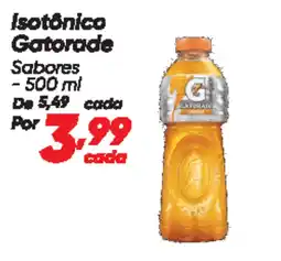 Dia Isotônico Gatorade Sabores oferta
