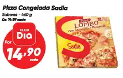Dia Pizza Congelada Sadia Sabores oferta