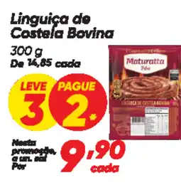 Dia Linguiça de Costela Bovina oferta