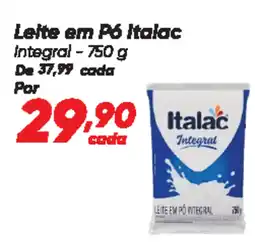 Dia Leite em Pó Italac Integral oferta