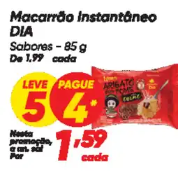 Dia Macarrão Instantâneo DIA Sabores oferta