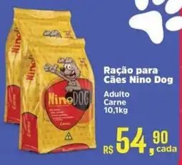 Supermercados Mateus Ração para Cães Nino Dog oferta