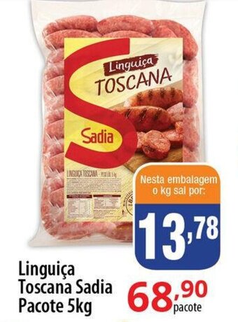 Akki Atacadista Linguica Toscana Sadia Pacote 1kg oferta